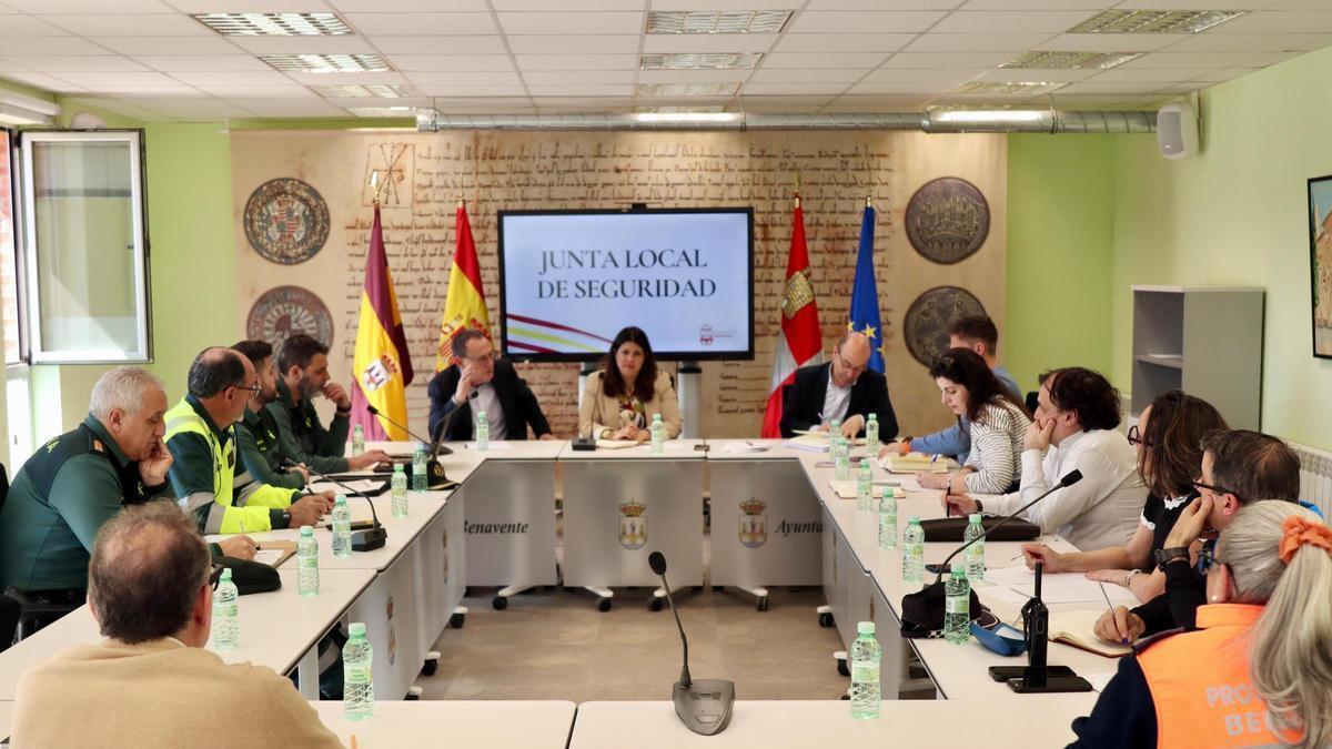 Junta de Seguridad celebrada esta mañana en Benavente.