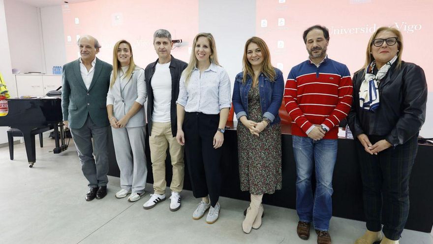 Teresa Portela y David Mascato «regresan» a las aulas del campus
