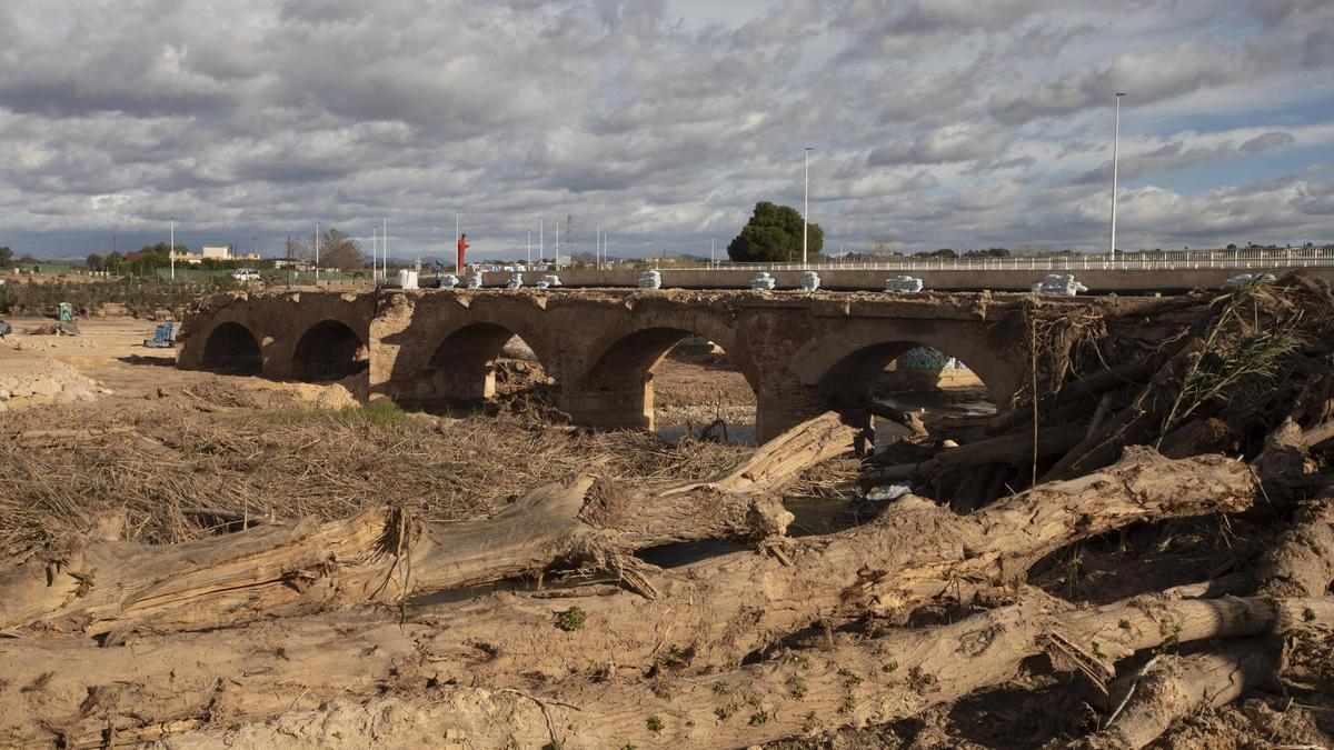 El parc natural del Riu Túria, quan es complixen tres mesos de les inundacions per la dana, a Riba-roja de Túria