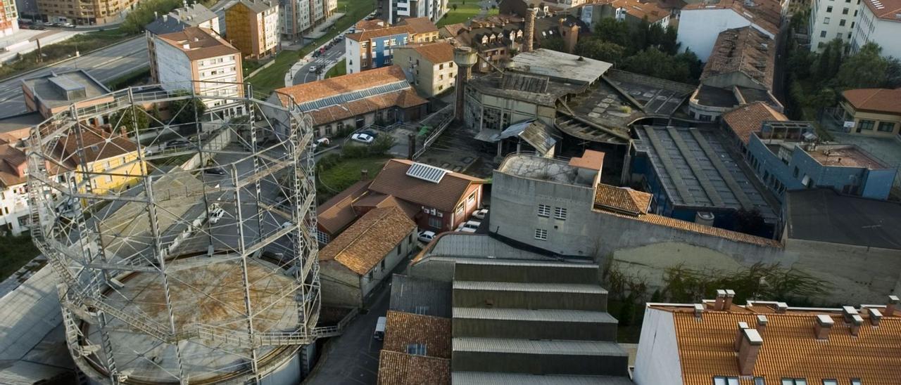 La Fábrica de Gas, vista desde el aire. | |