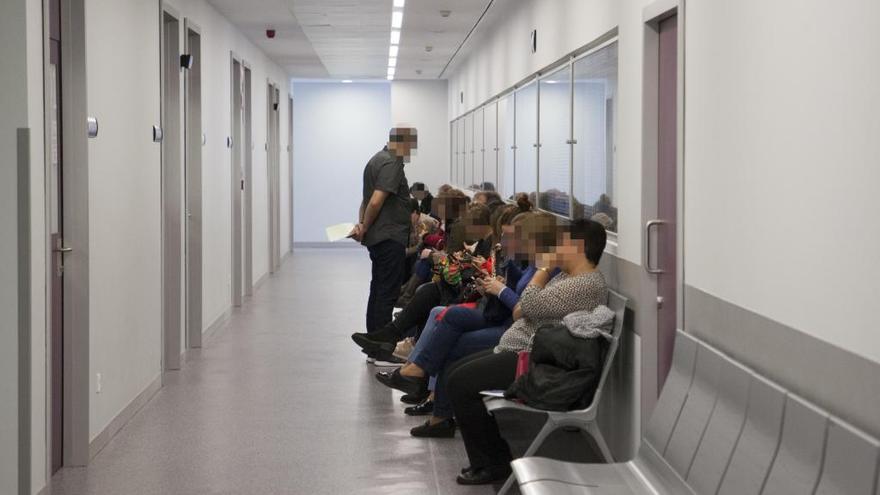 Sala de espera en Oncología.