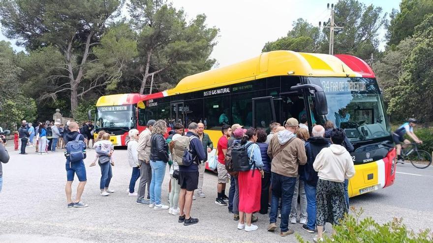Las imágenes del primer día de restricciones en Formentor