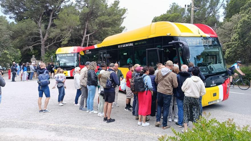 Las imágenes del primer día de restricciones en Formentor