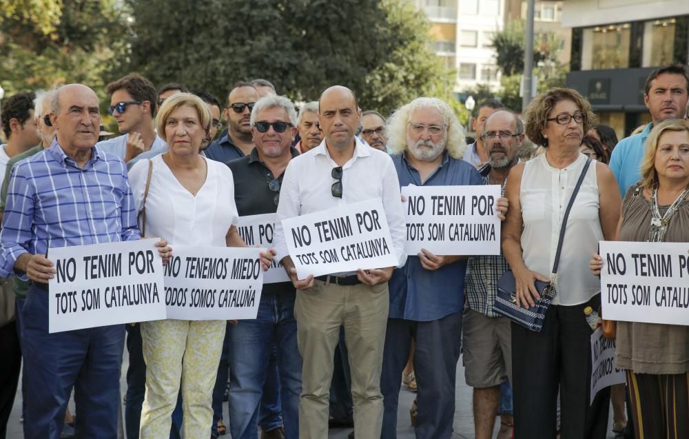 Concentración contra el terrorismo en Alicante