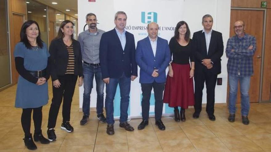 Els participants en la presentació del codi ètic