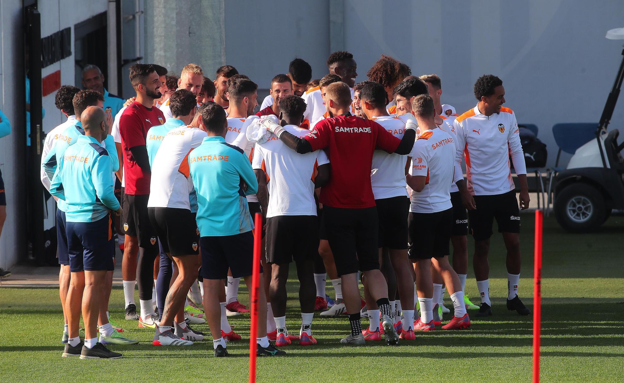 Así ha sido el entrenamiento de hoy del Valencia CF