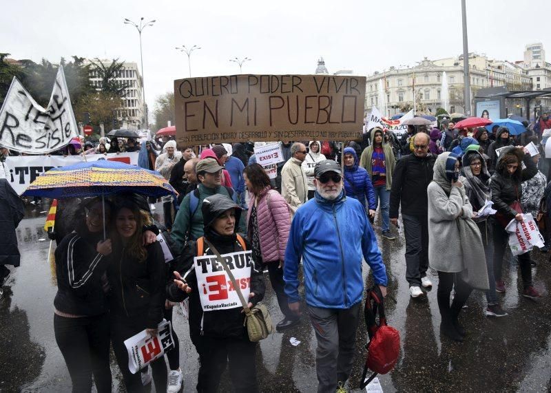 Manifestación 'Revuelta de la España vaciada' en Madrid