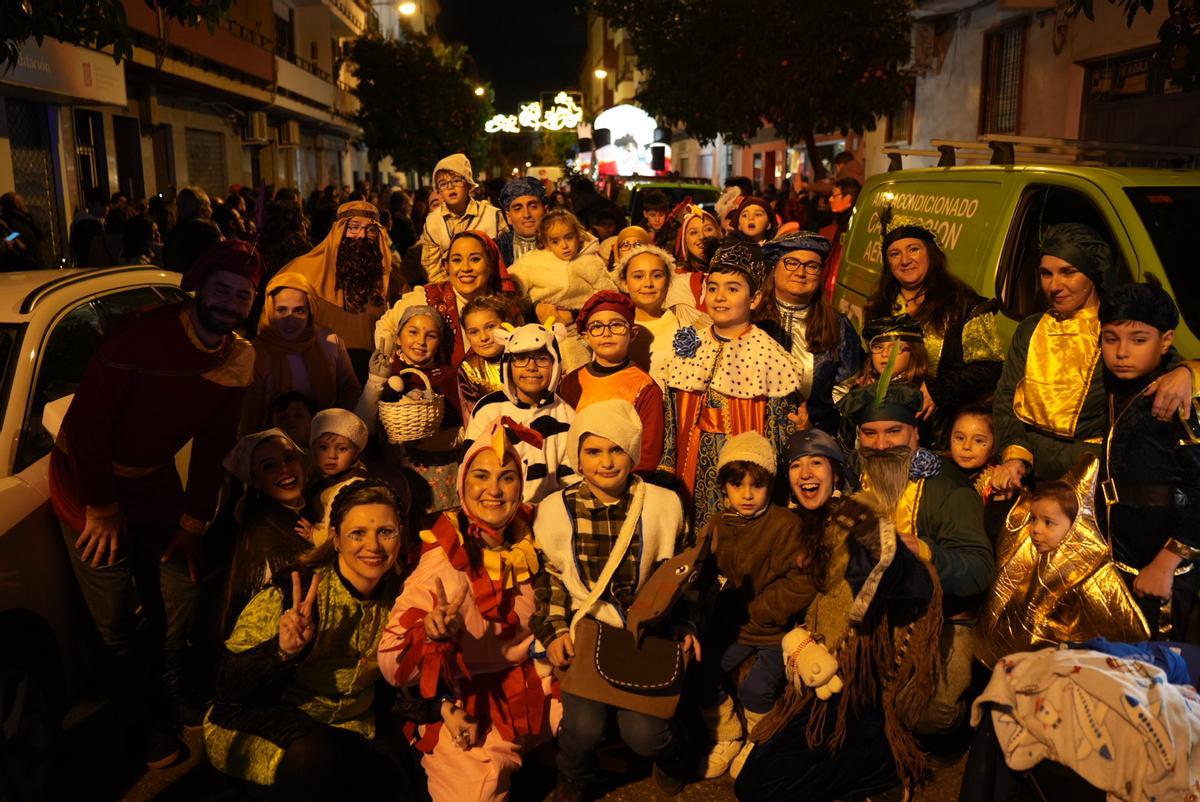 La Cabalgata de Reyes de Ciudad Jardín, en imágenes