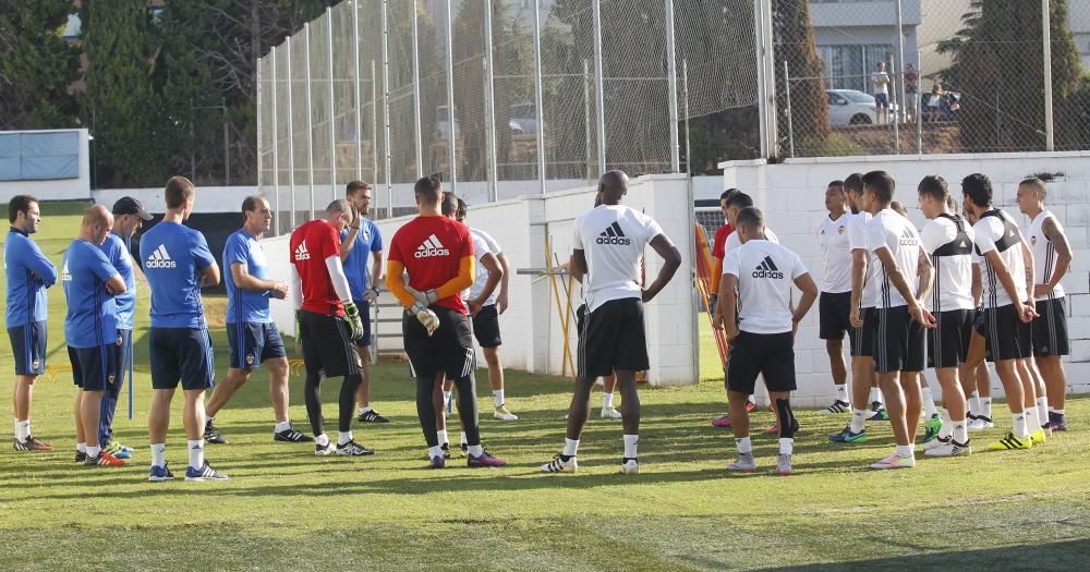 Las mejores fotos del entrenamiento del Valencia CF