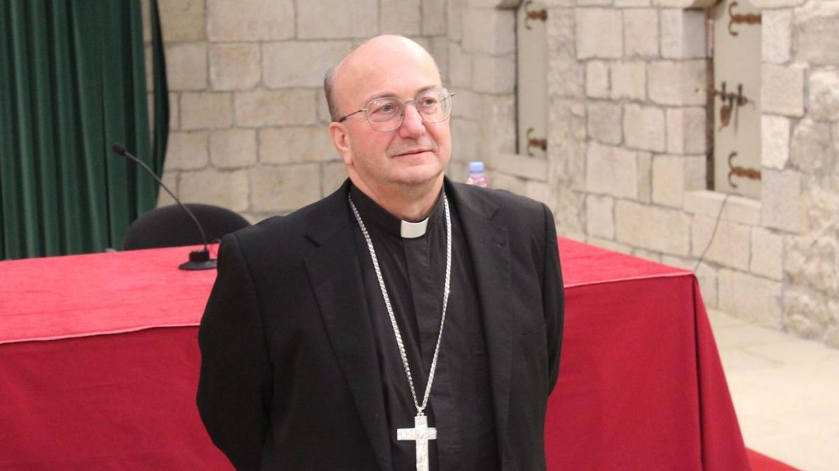 El nou bisbe de Solsona, Francesc Conesa, al Palau Episcopal de Solsona | ARNAU VALVERDE