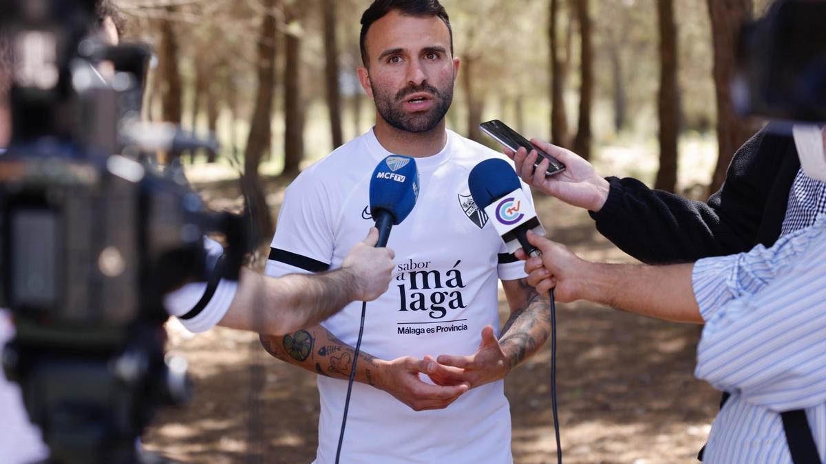 Javi Jiménez, jugador del Málaga CF