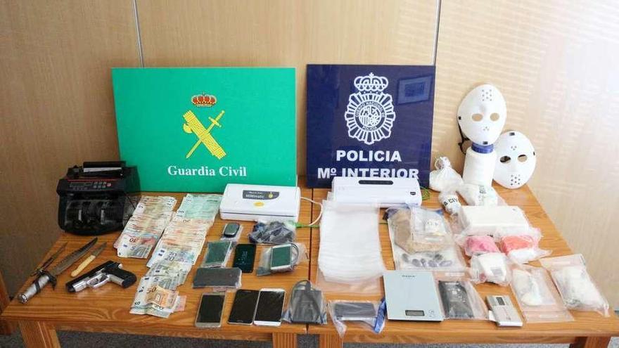 La cocaína de la banda arousana que dirigía el &quot;Casti&quot; se vendía en Galicia y Madrid