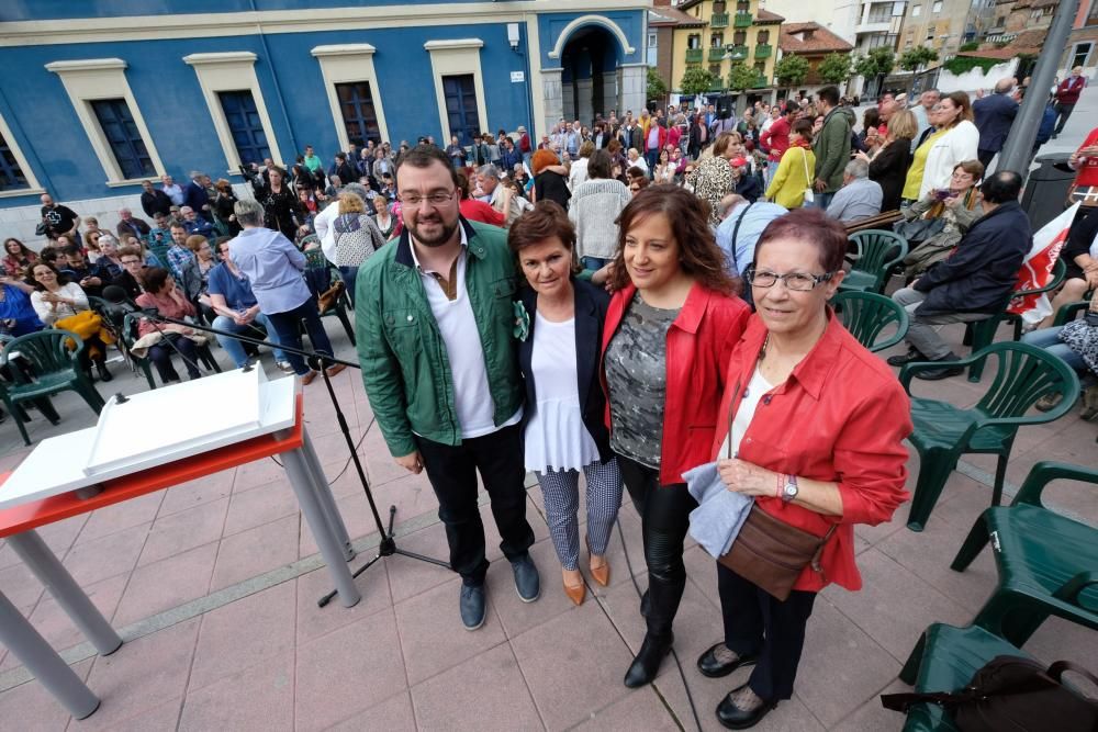 Mitín de apoyo a Pedro Sánchez en Laviana