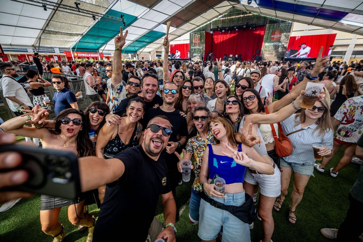 El ambiente en la última jornada del Sónar.