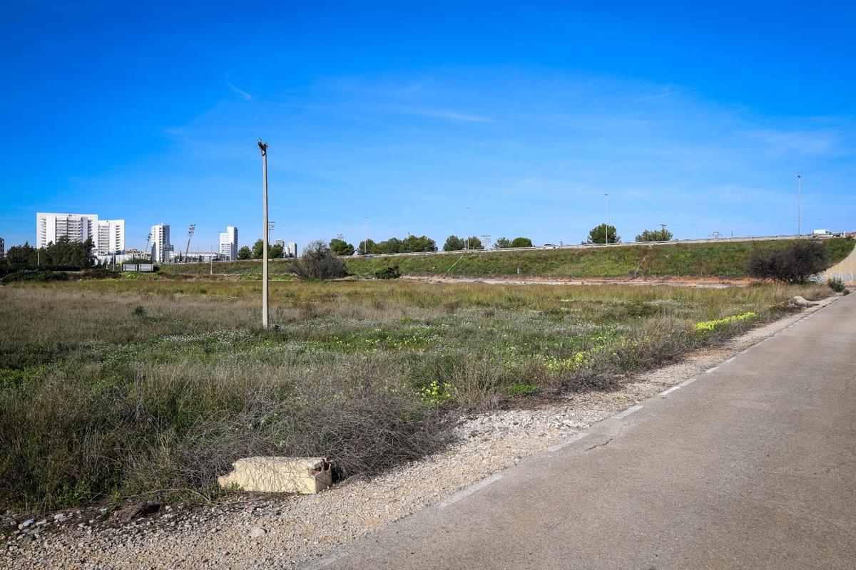 Zona donde se instalará el parque de tormentas.
