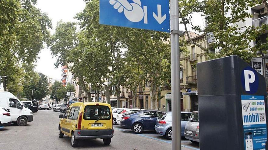 El 43,5% de multes de trànsit a Girona són a les zones blaves