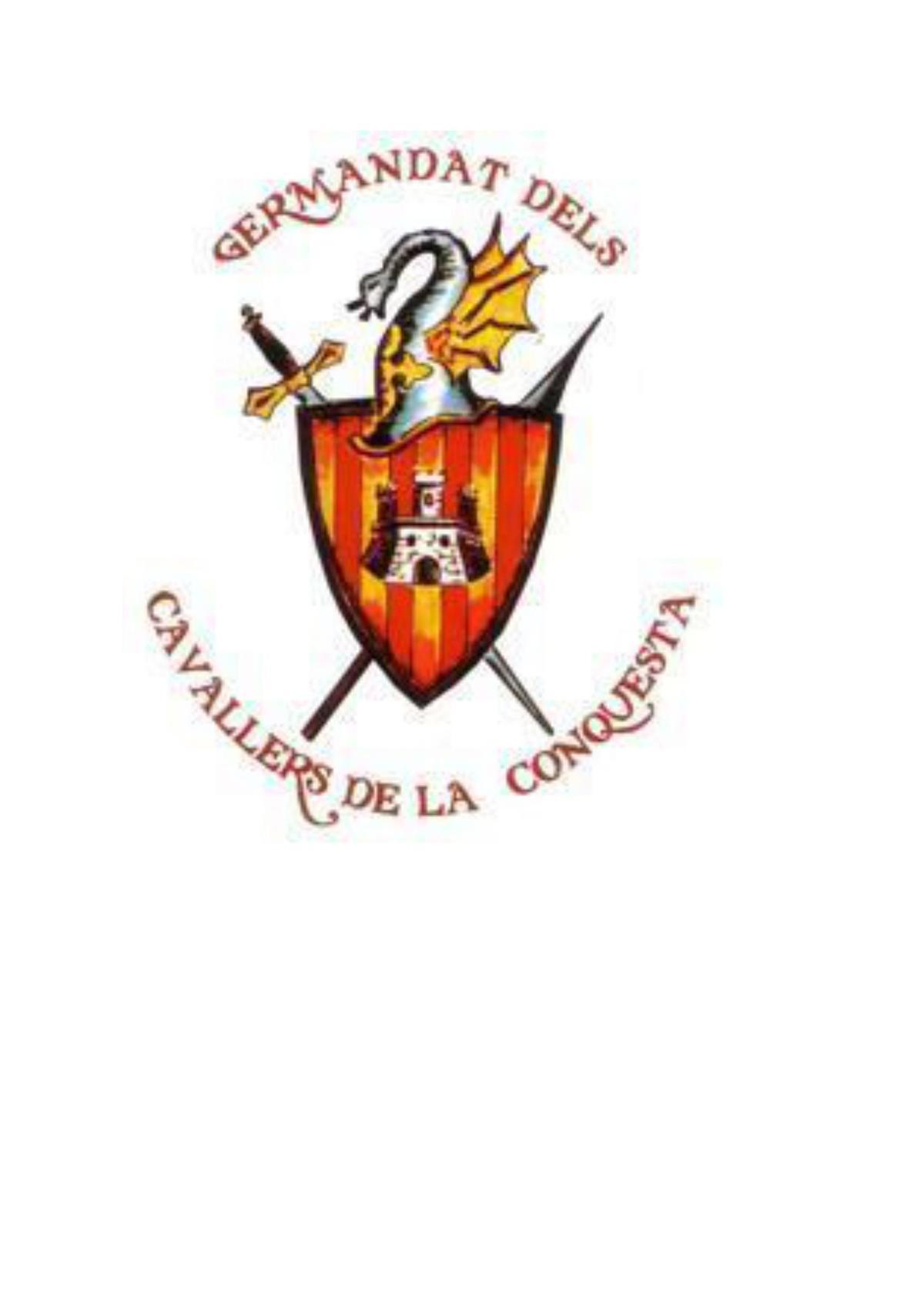 Escudo de la Germandat dels Cavallers de la Conquesta de Castelló.