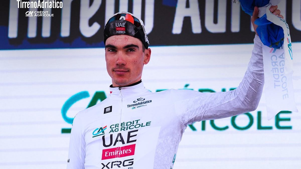 Juan Ayuso, en el Tirreno Adriatico