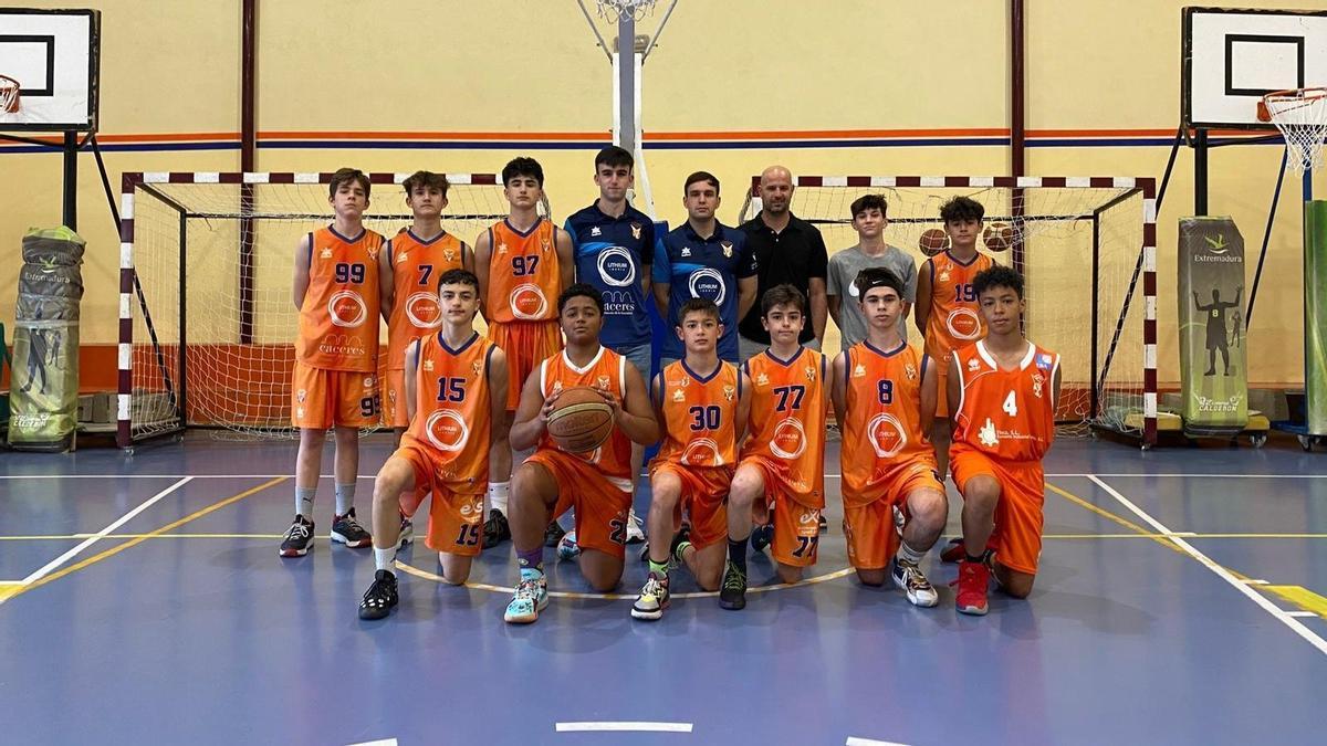 Equipo masculino infantil del Sagrado Corazón.