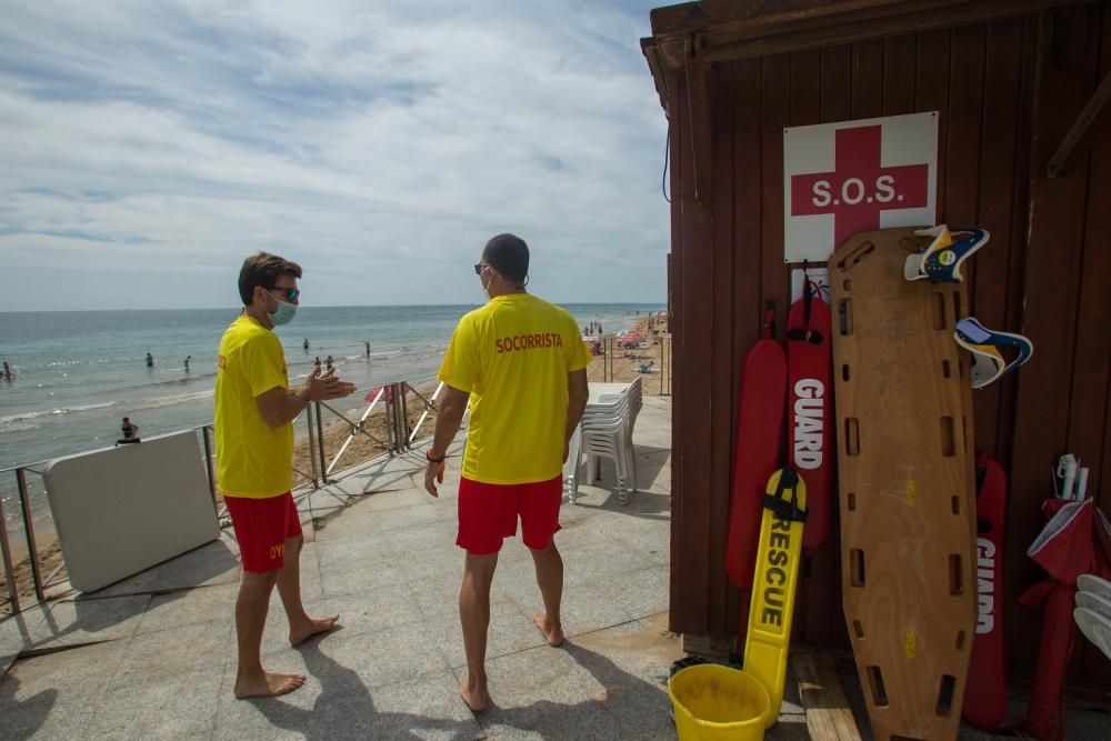 Primer fin de semana de playas abiertas al baño