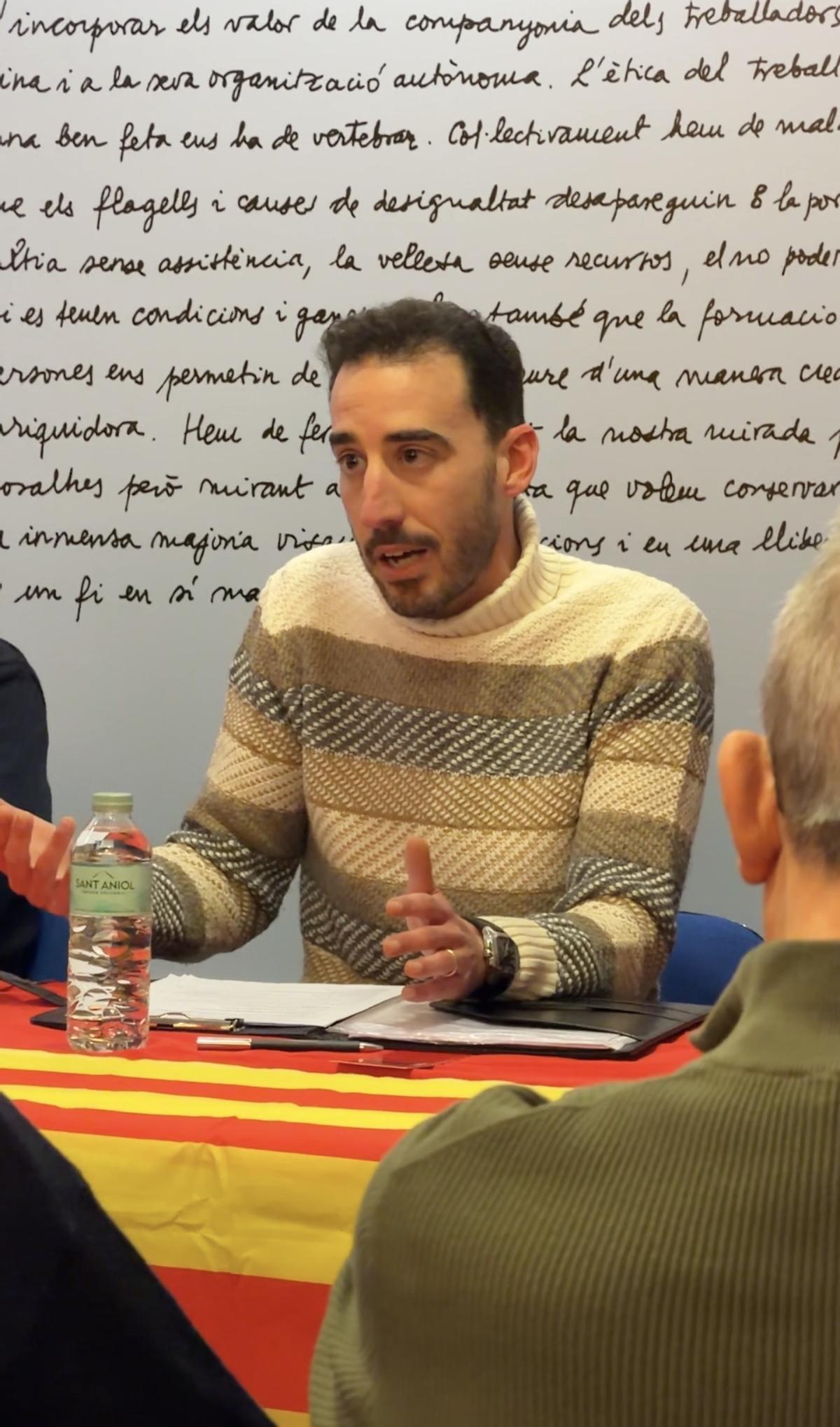 Joan Manuel Robles, candidat del PSC a Olot el 2027