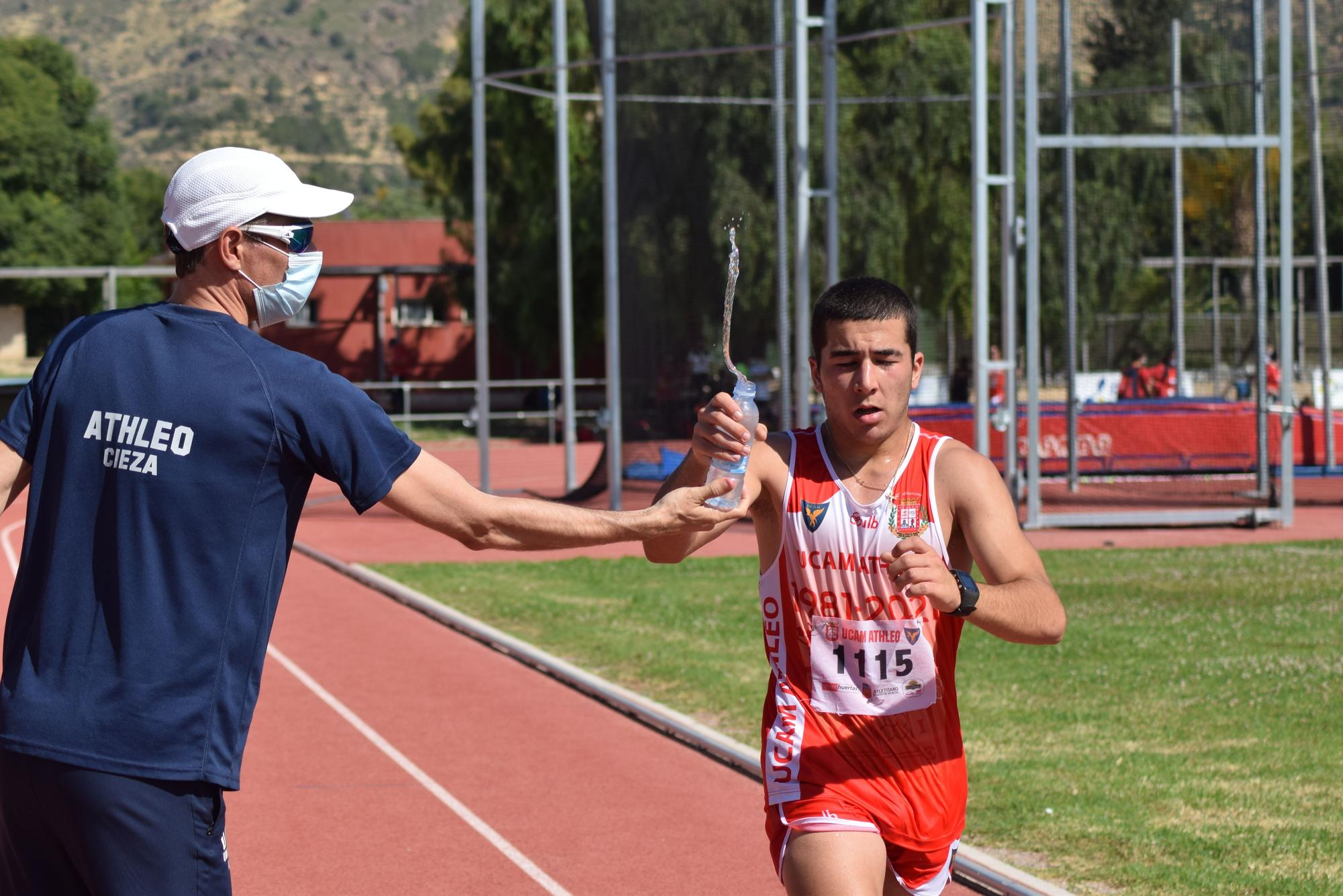 Control de atletismo en Alhama