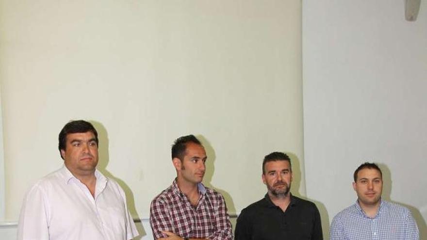 Camilo Álvarez, Antonio Gavilanes, Roberto Fernández y Manuel Reguera. // Iñaki Osorio