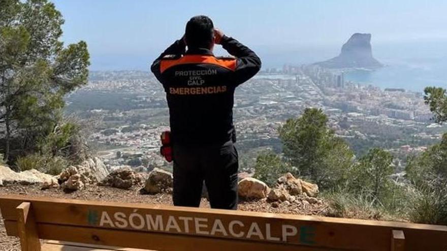 La formidable labor de Protección Civil en Calp: 5.500 horas de servicio e intervención en 21 incendios