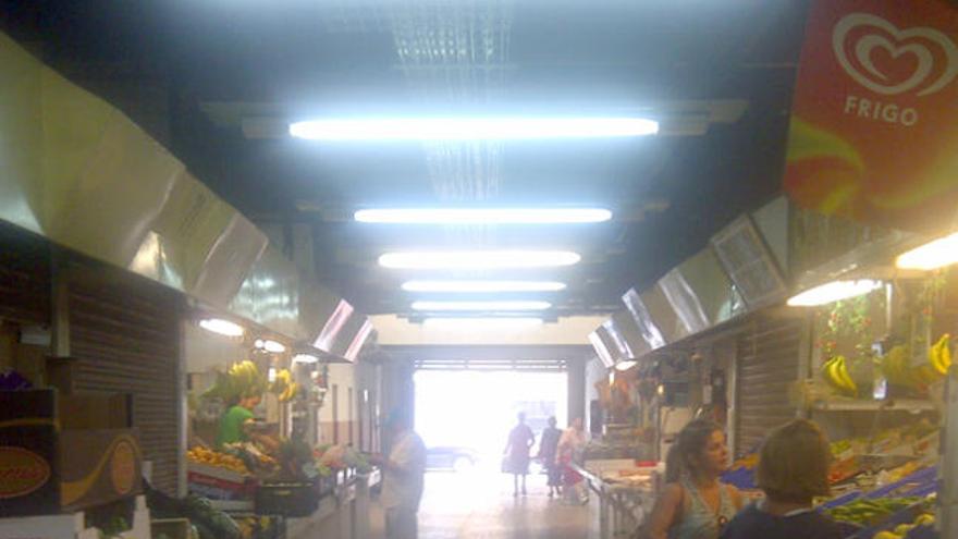 Interior del mercado de La Merced.