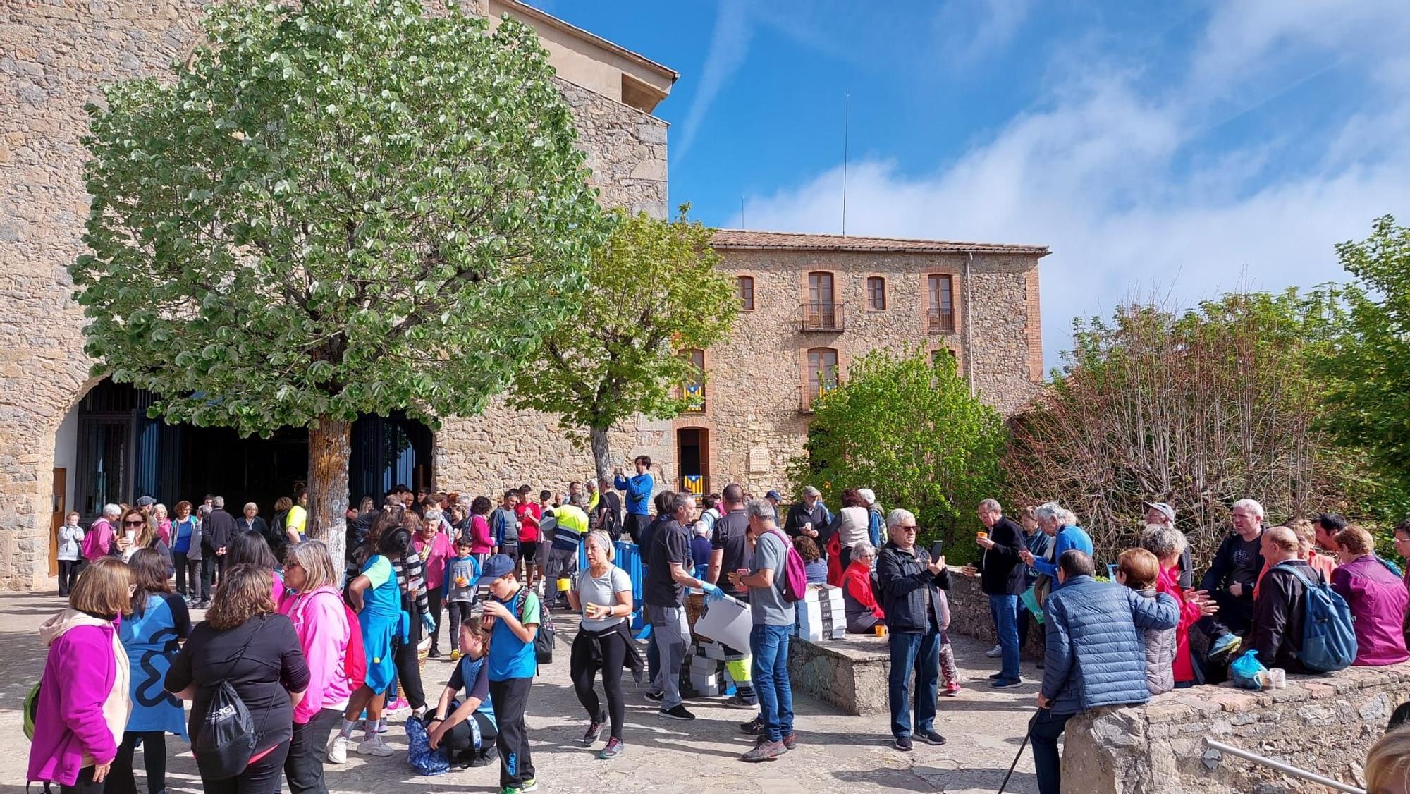 Ambient a la festa de Sant Marc al santuari de Queralt