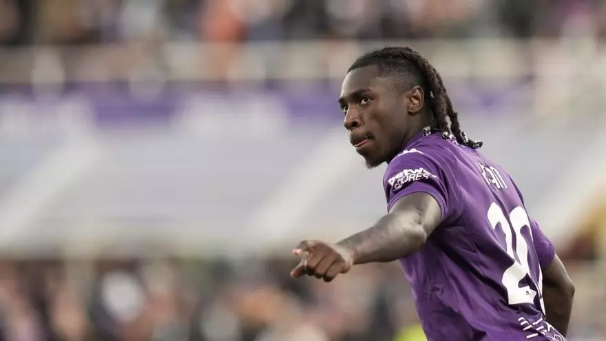 Moise Kean está explotando en la Fiorentina: así fue su gran gol contra el Atalanta