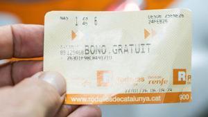 L’abonament gratuït de Renfe. | JORDI OTIX