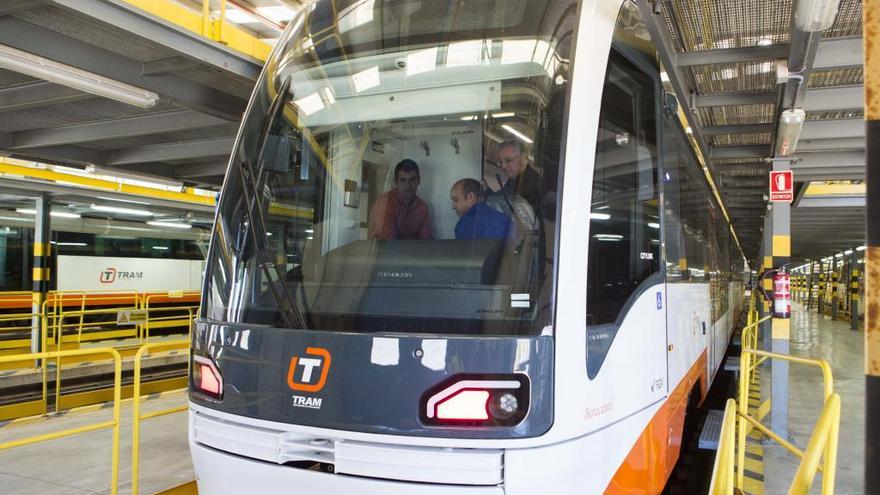 El TRAM programa unidades especiales para atender la demanda por Santa Faz