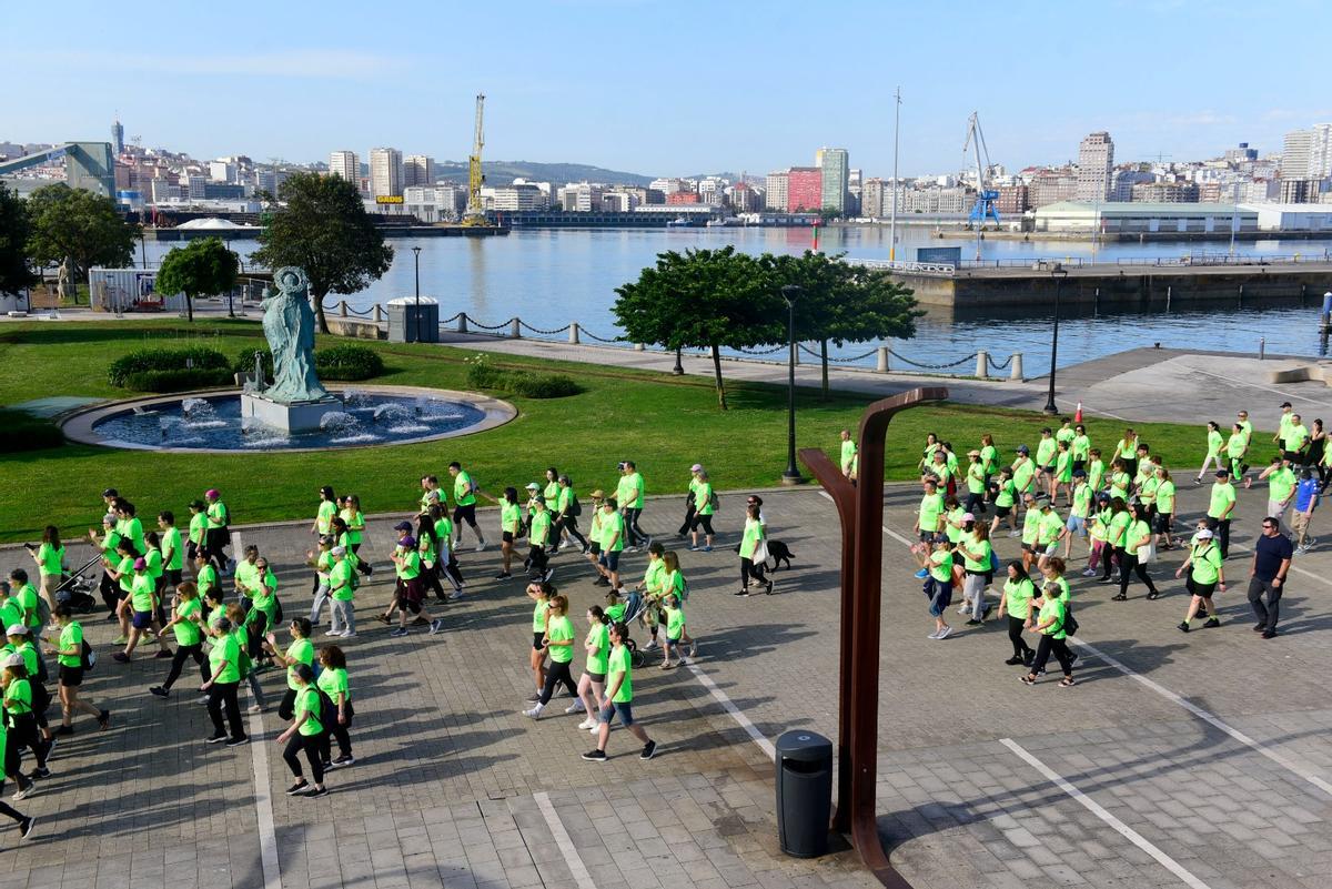 Marea verde contra el cáncer con más de 3.000 personas