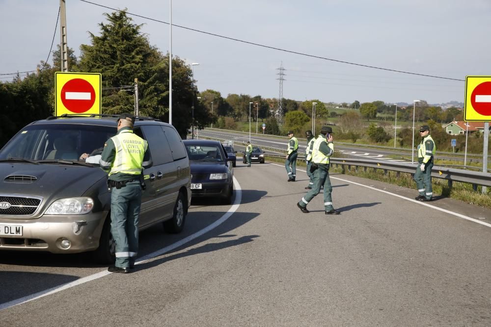 Coronavirus en Asturias: Control policiales y militares en Asturias