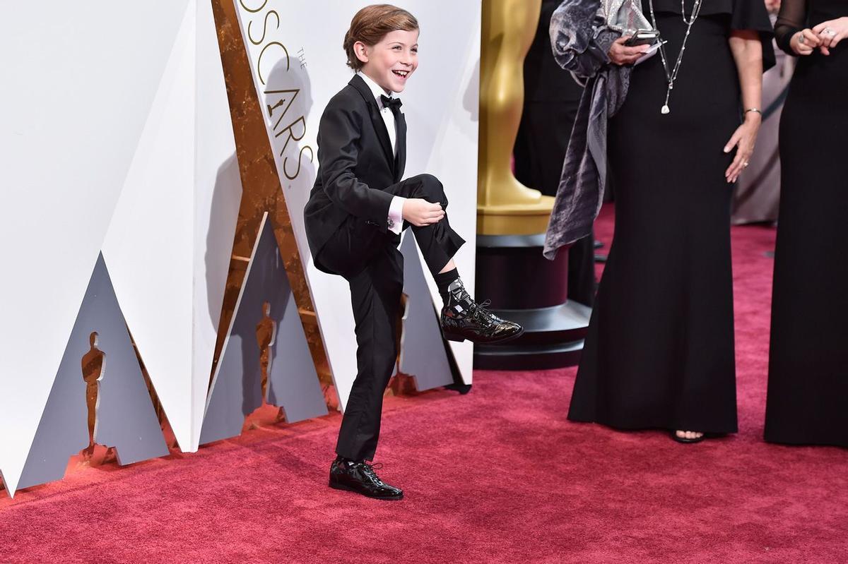 Premios Oscar 2016: los calcetines de Jacob Tremblay