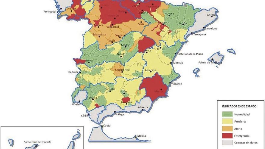 El Plan de Sequía prevé traer agua de otras zonas a Zamora en caso de alerta