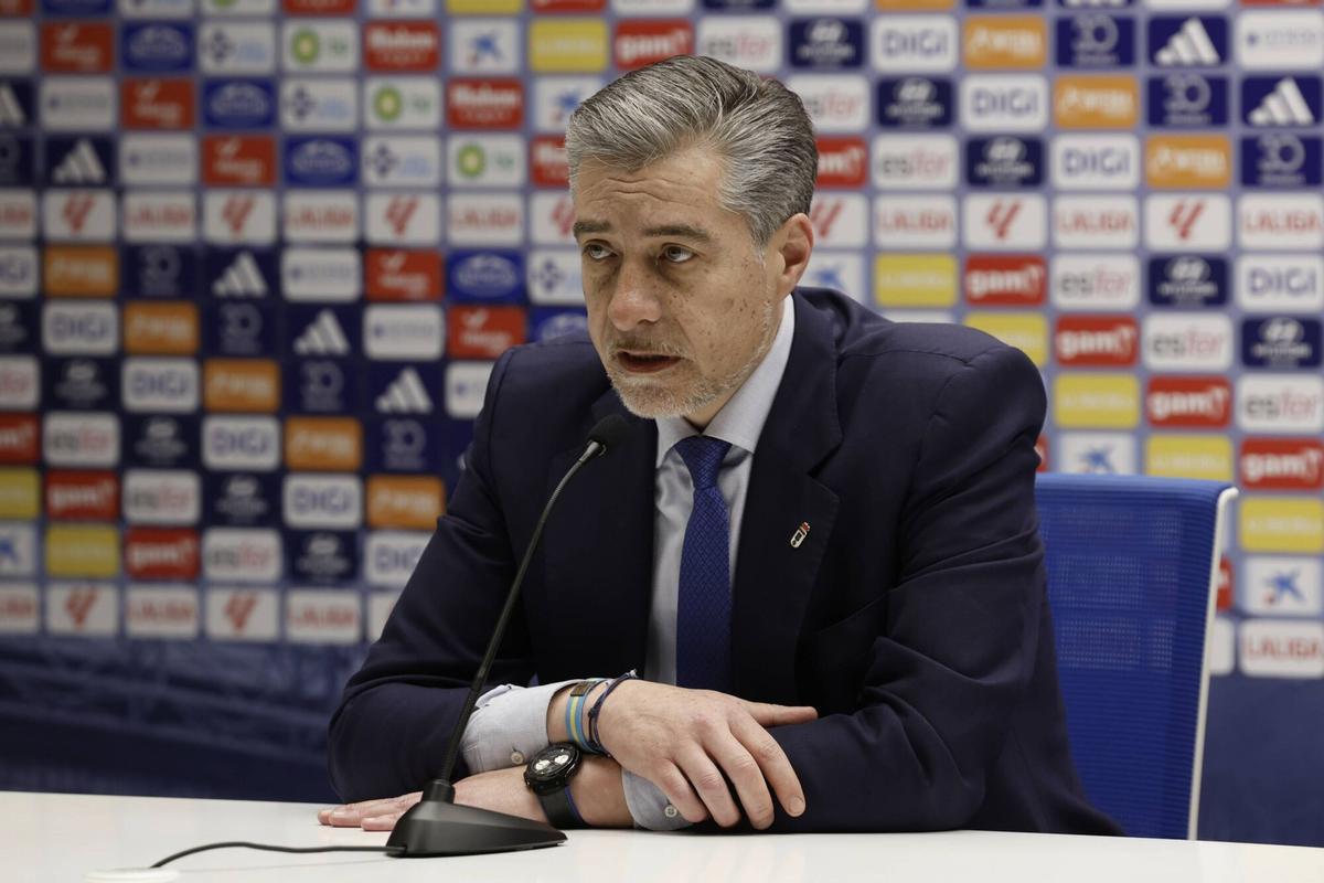 El presidente del Real Oviedo, Martín Peláez.