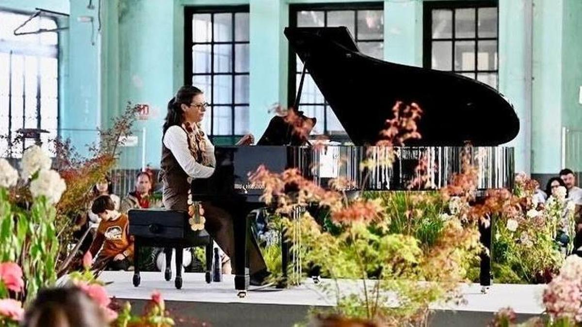 Marta Espinós, en un concierto en la Fundación Princesa de Asturias de Oviedo