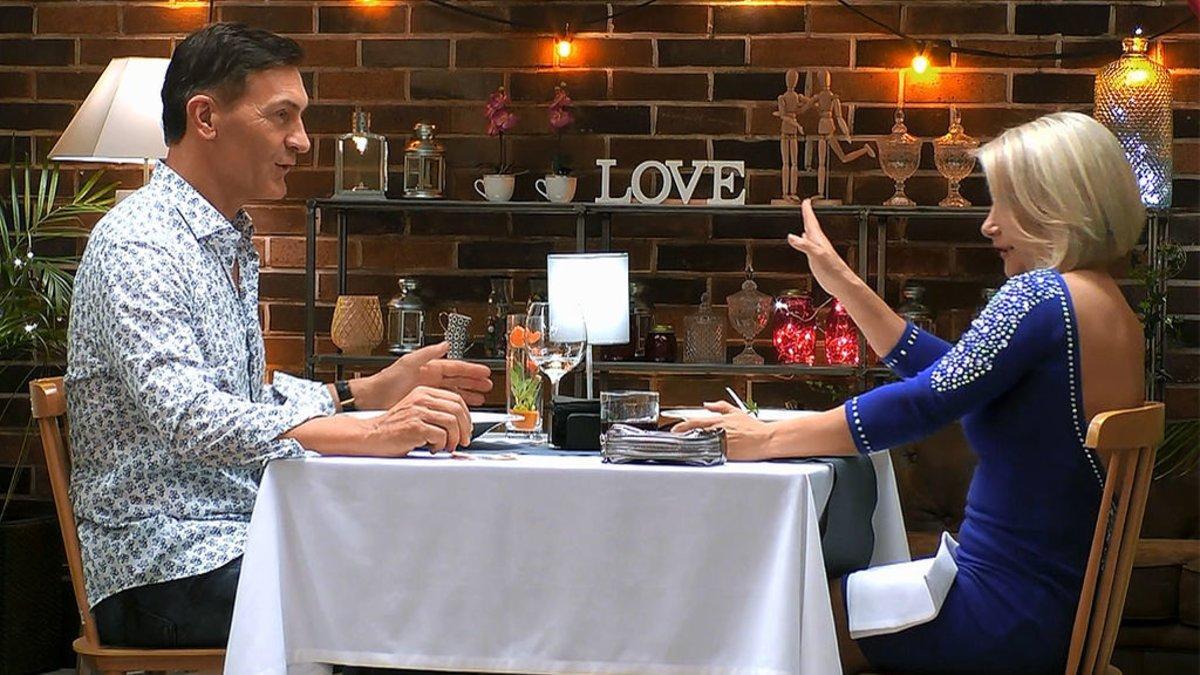 Emmanuel y Pepi en 'First Dates'