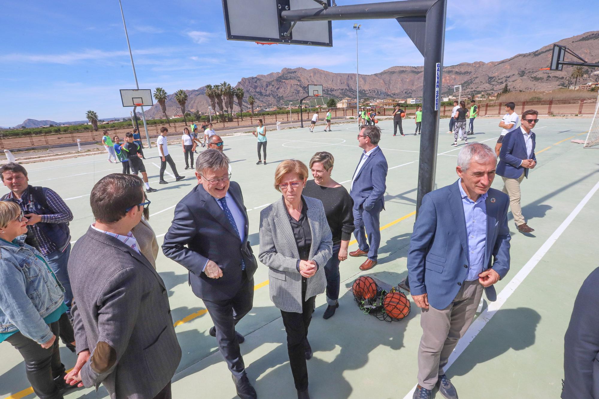 Ximo Puig inaugura la ampliación del IES Thader de Orihuela