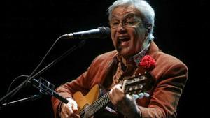 Caetano Veloso, el martes en el Coliseu de Oporto.