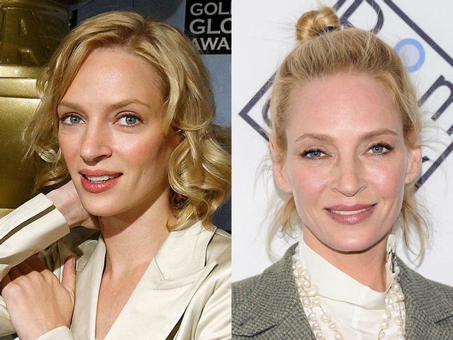 Uma Thurman ante y después