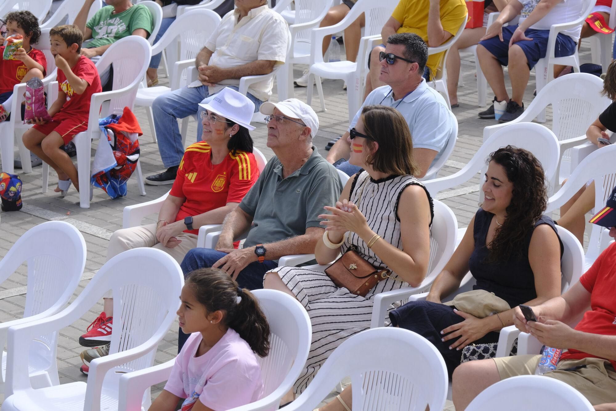 Ambiente de la final de la Eurocopa femenina de fútbol 
