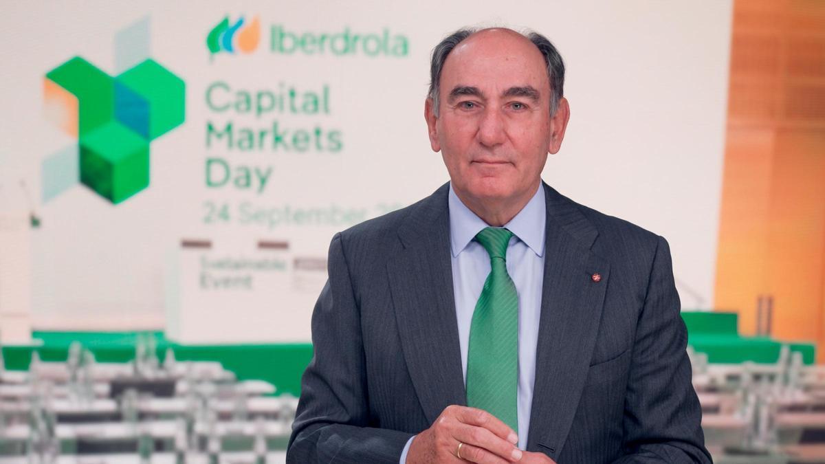 El presidente de Iberdrola, Ignacio Sánchez Galán.