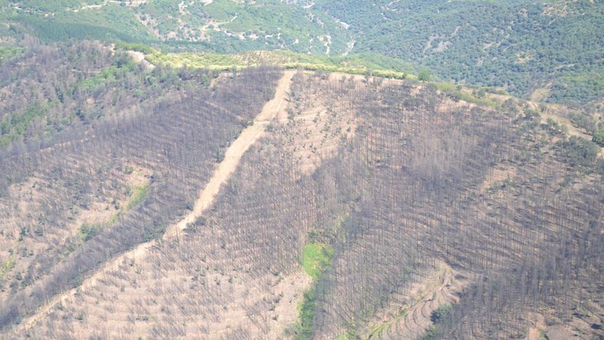 Extinguido el incendio de Pujerra tras arrasar 4.860 hectáreas