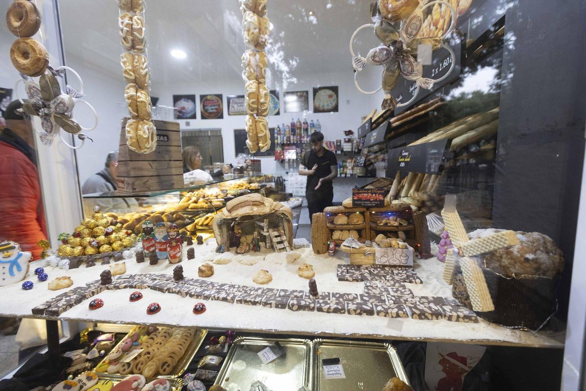 Escaparates navideños en la Zona Norte de Alicante