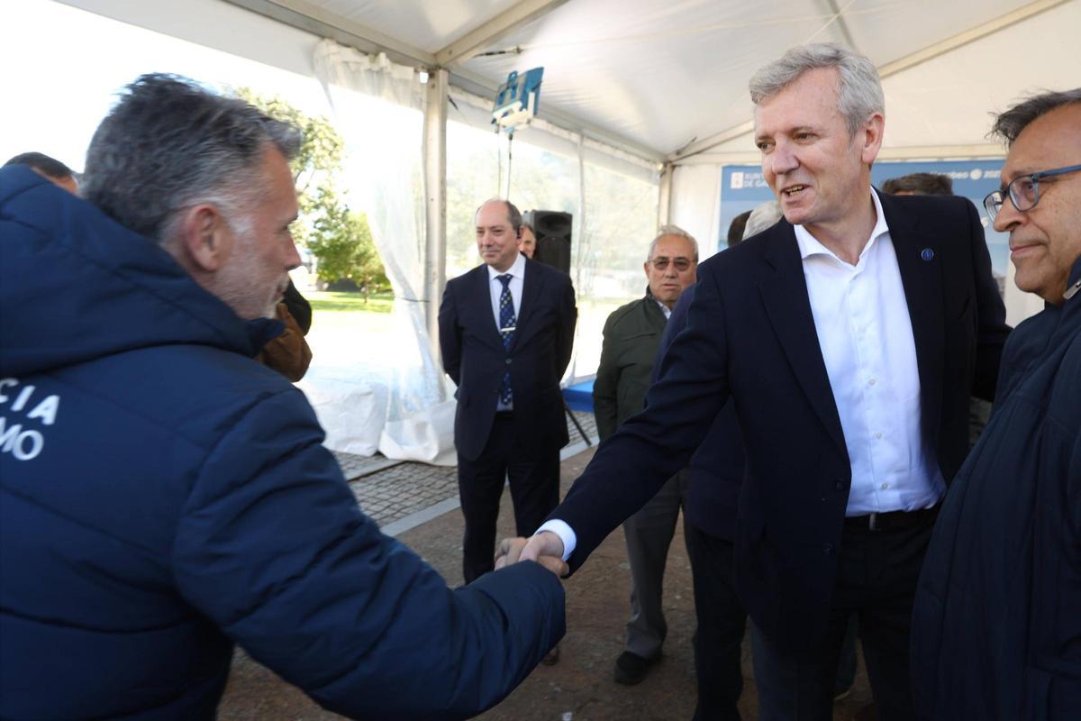 Alfonso Rueda en O Grove: una visita con mucha chicha política