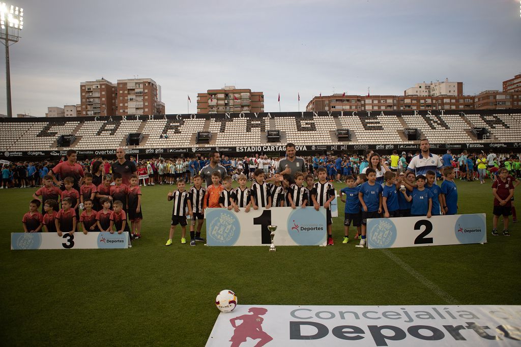 Clausura de la liga coal de fútbol en Cartagena