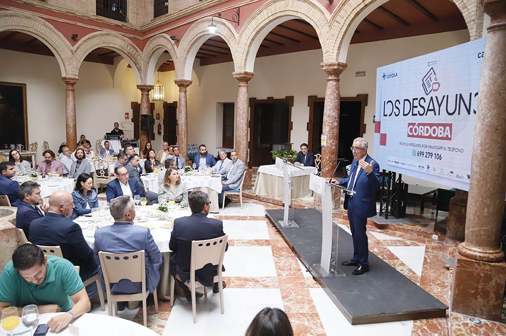 Juan Pérez en los Desayunos de Diario CÓRDOBA